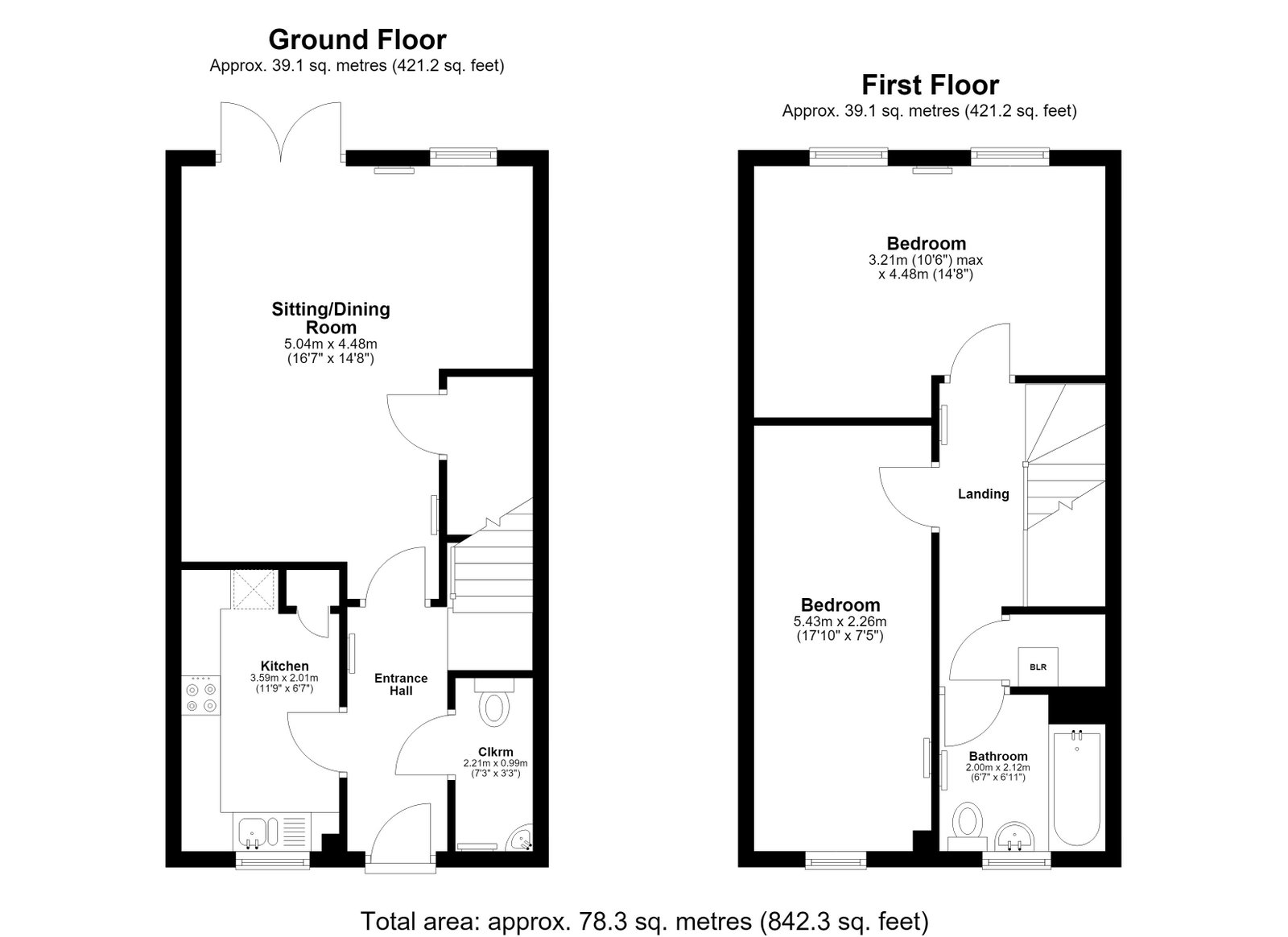 8, Roseblade Walk, Tetbury floorplan
