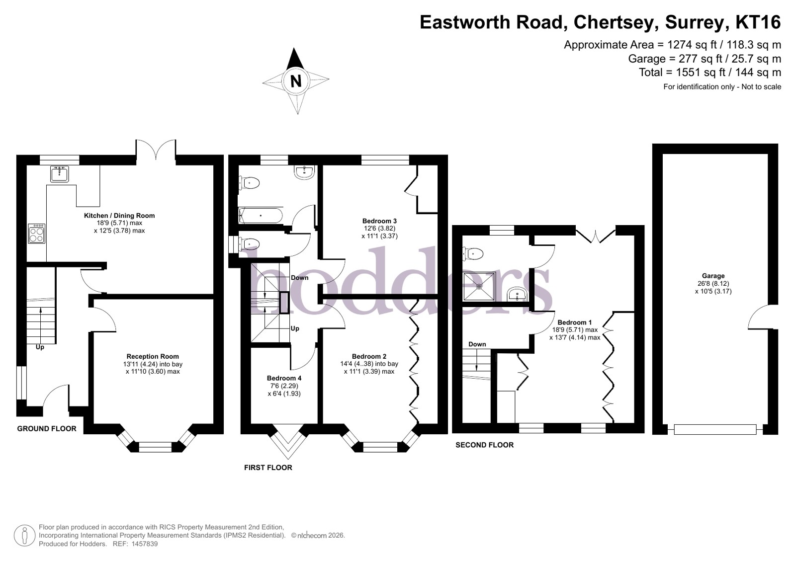 183, Eastworth Road, Chertsey floorplan
