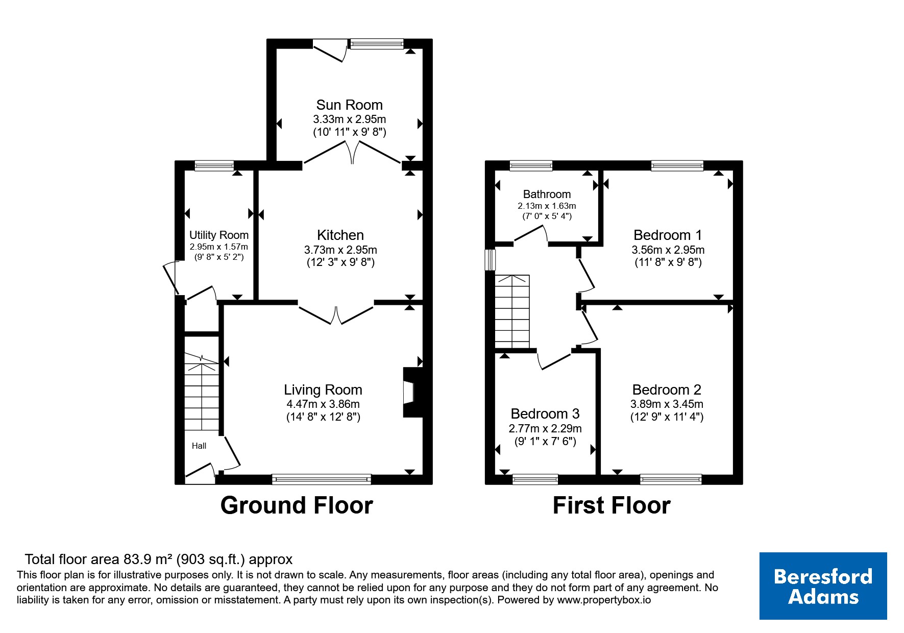 1, St. Marys Court, Wrexham floorplan