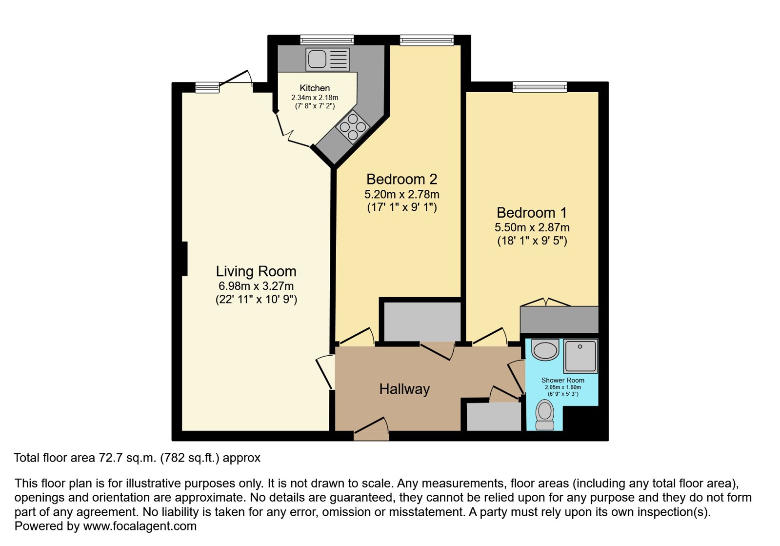 2, Pendene Court, Wolverhampton floorplan