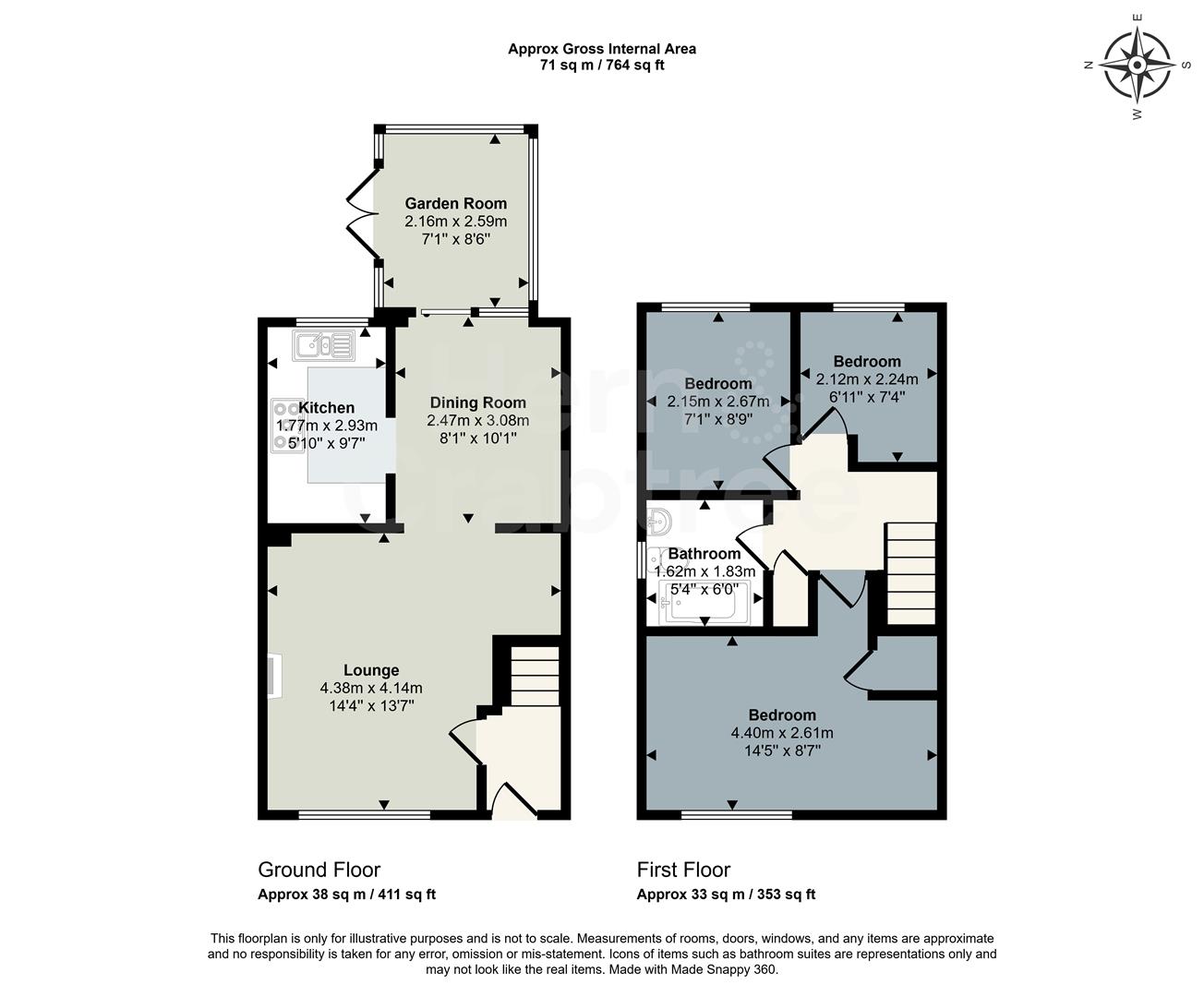 4, Canopus Close, Cardiff floorplan