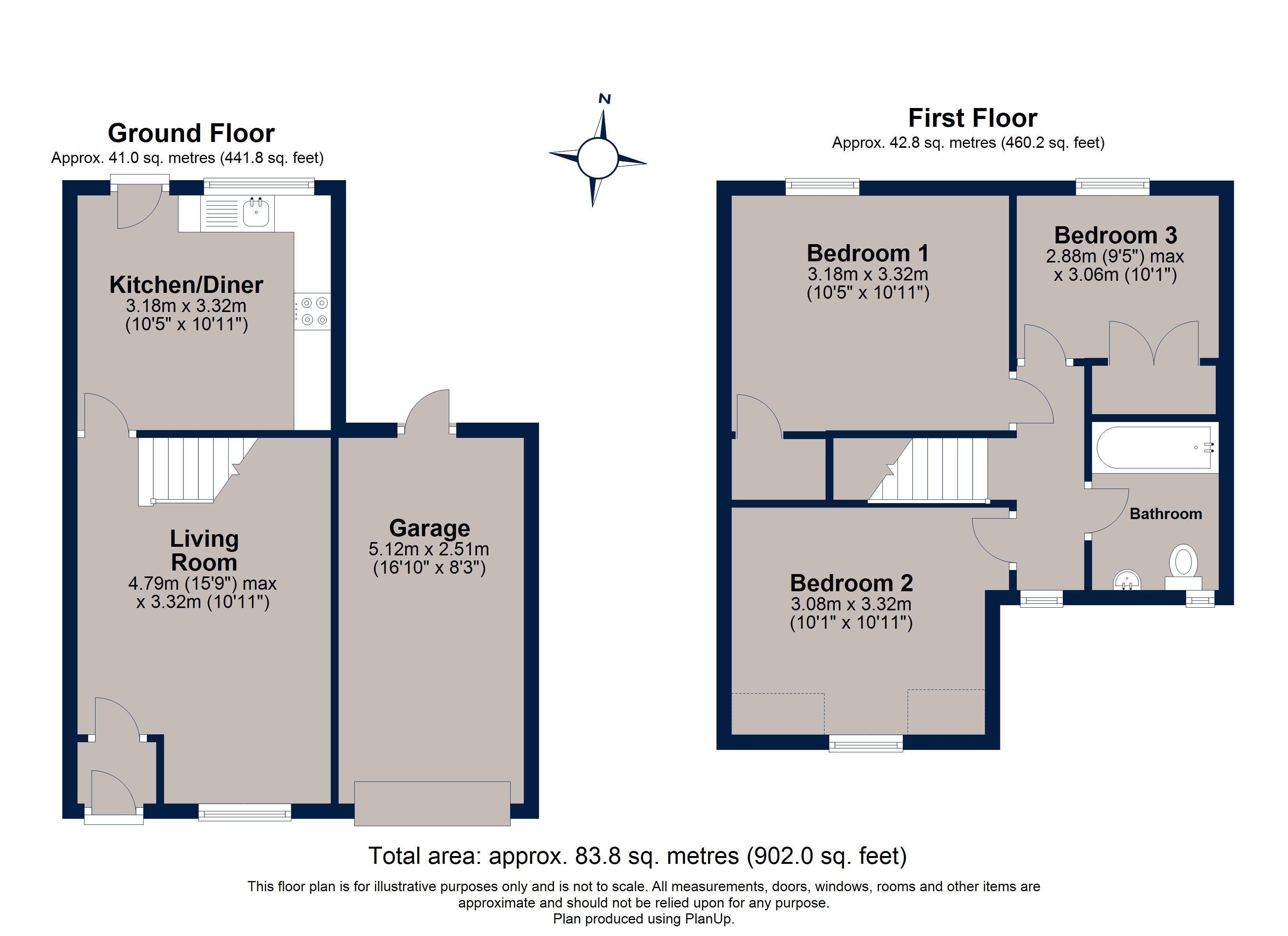 9, Creed Road, Peterborough floorplan