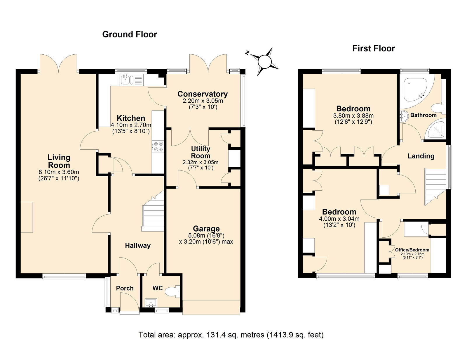 2, Isca Close, Ross-on-Wye floorplan