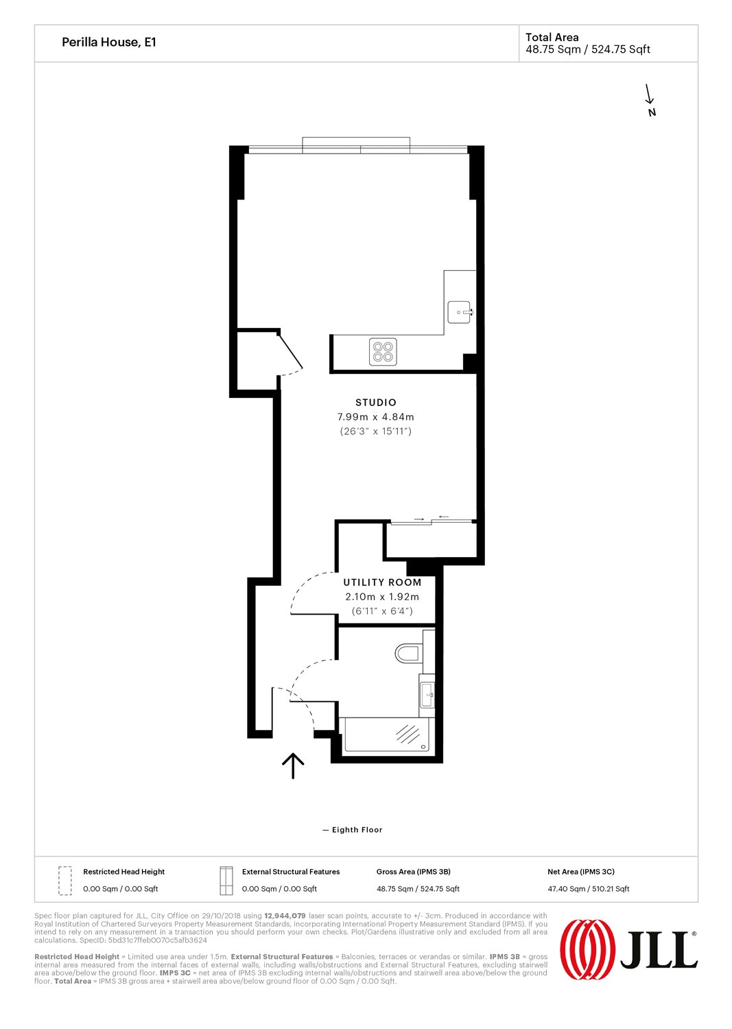 0 Bedrooms Studio to rent in Perilla House, Goodman Fields, London E1