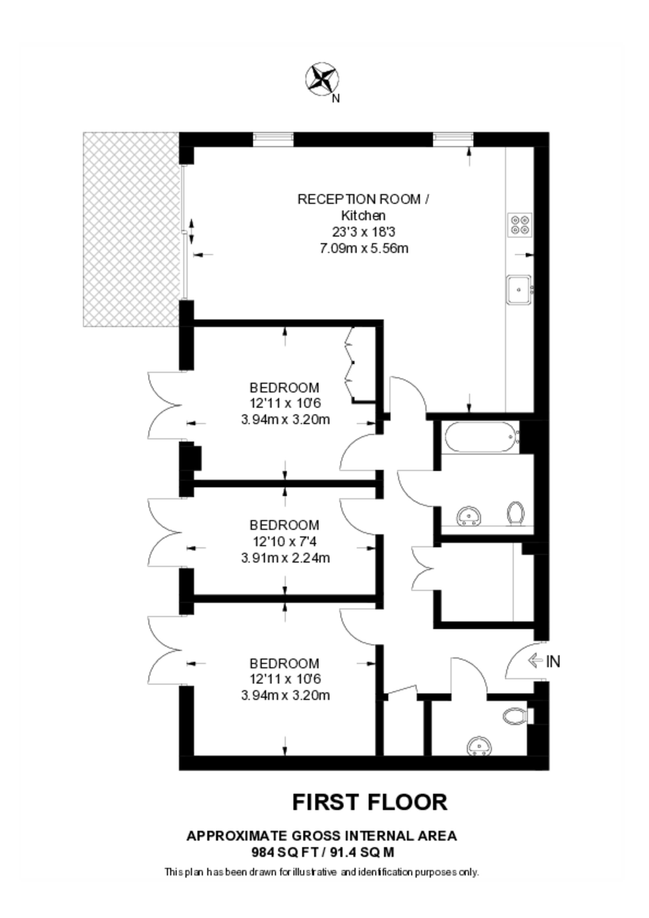 Wintergreen Court, Hackney floorplan