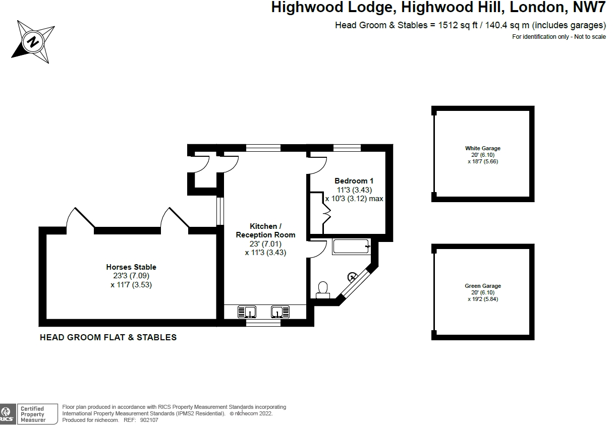 Highwood Lodge House,, Highwood Hill, London floorplan