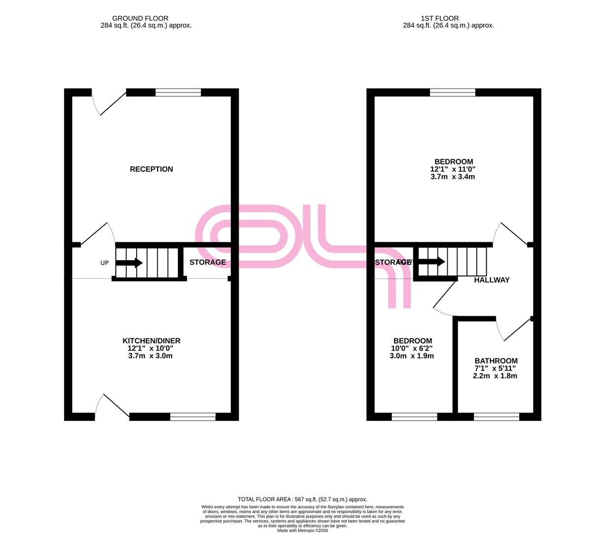 7, Mannville Walk, Keighley floorplan