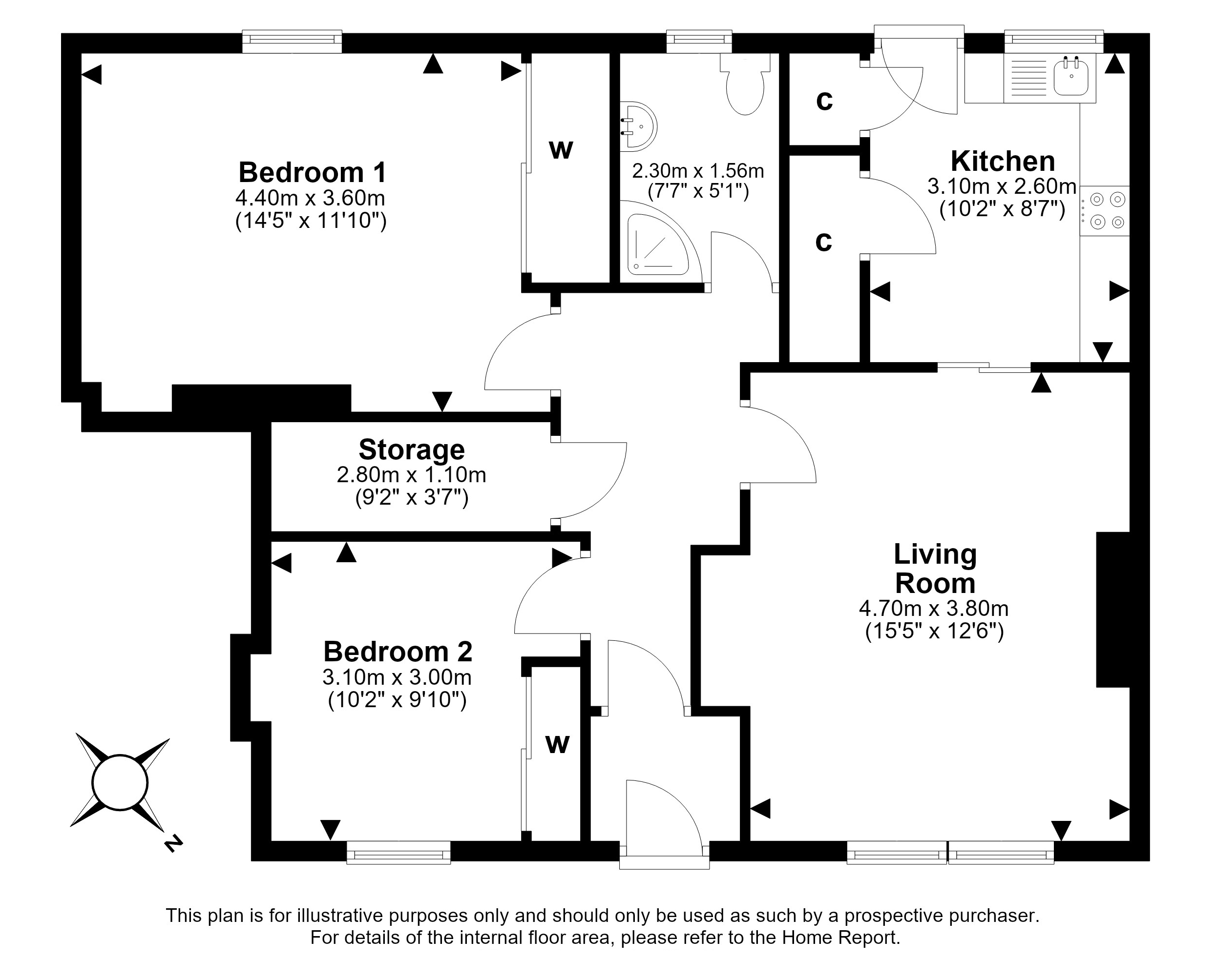 14, Chesser Avenue, Chesser, Edinburgh floorplan