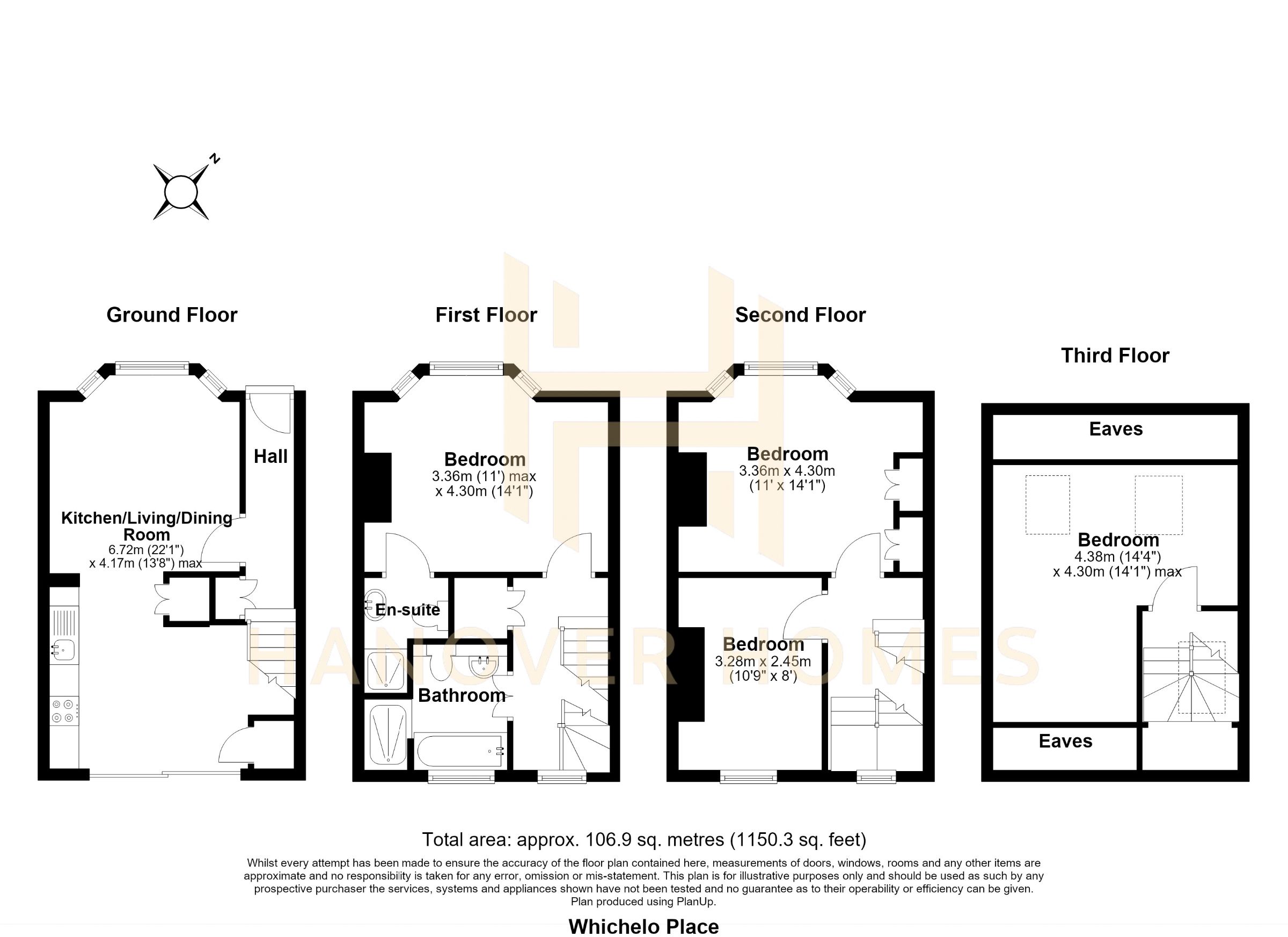 14 Whichelo Place, Brighton floorplan