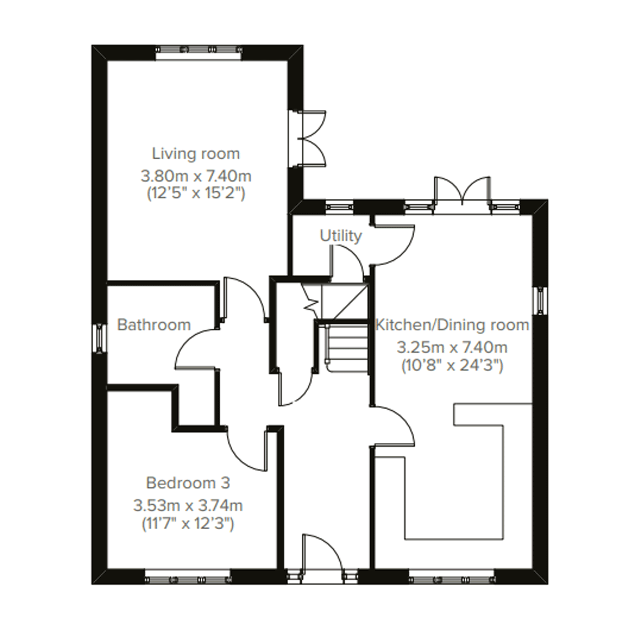 367, Higham Lane, Nuneaton floorplan