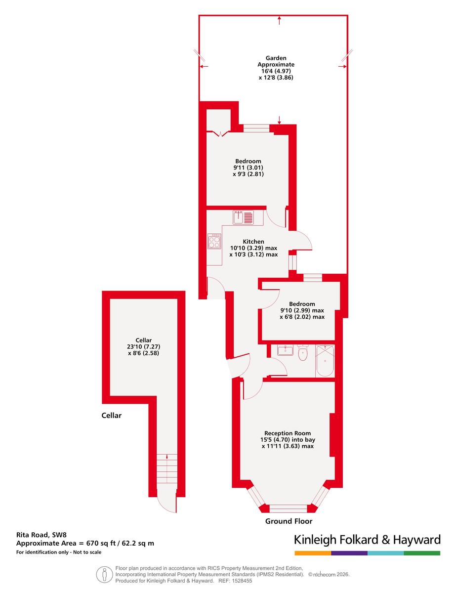 19A,, Rita Road, London floorplan
