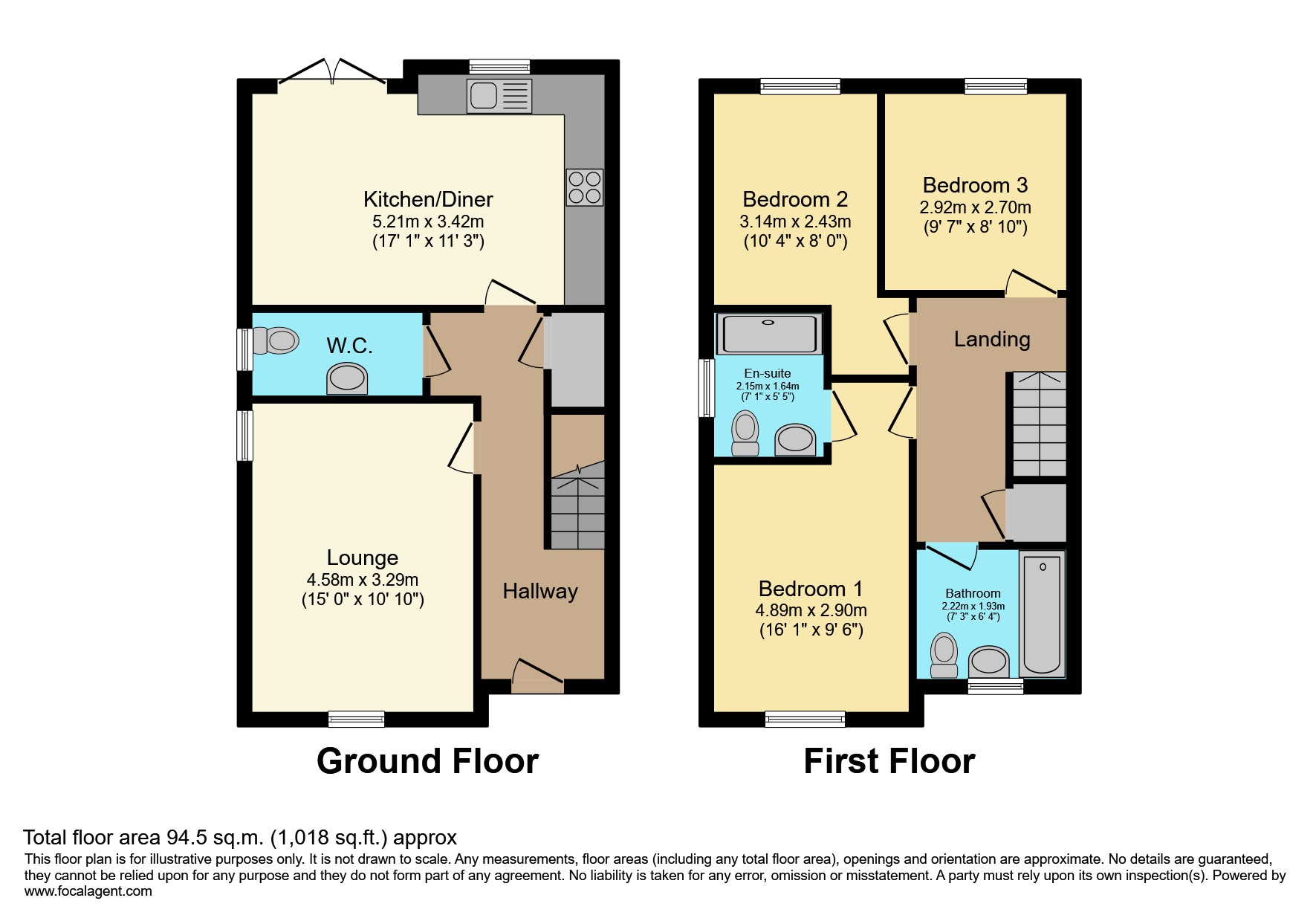 7, Chestnut Crescent, Kendal floorplan