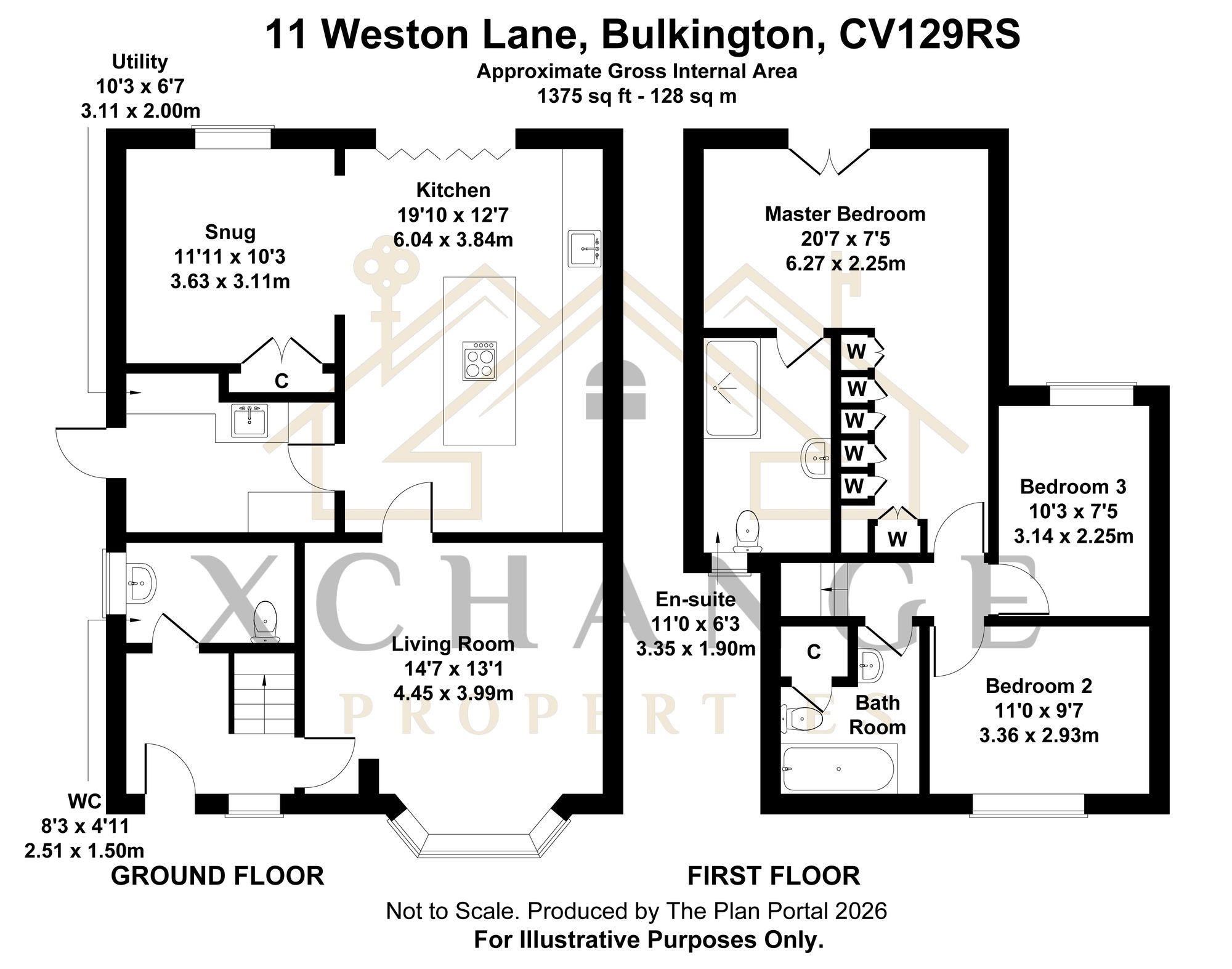 11 Weston Lane, Bedworth floorplan