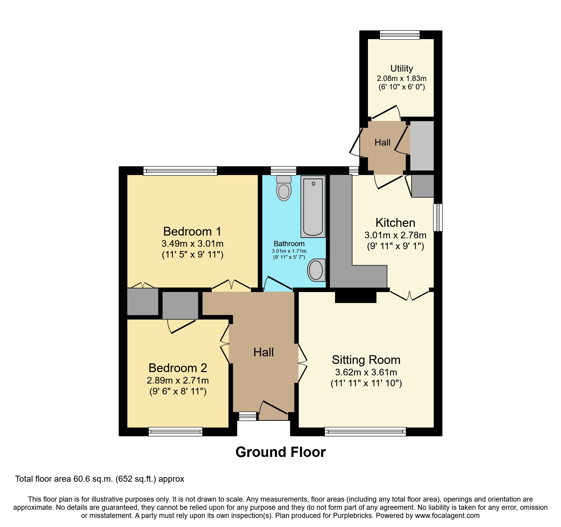 87, Broadfields, Pewsey floorplan