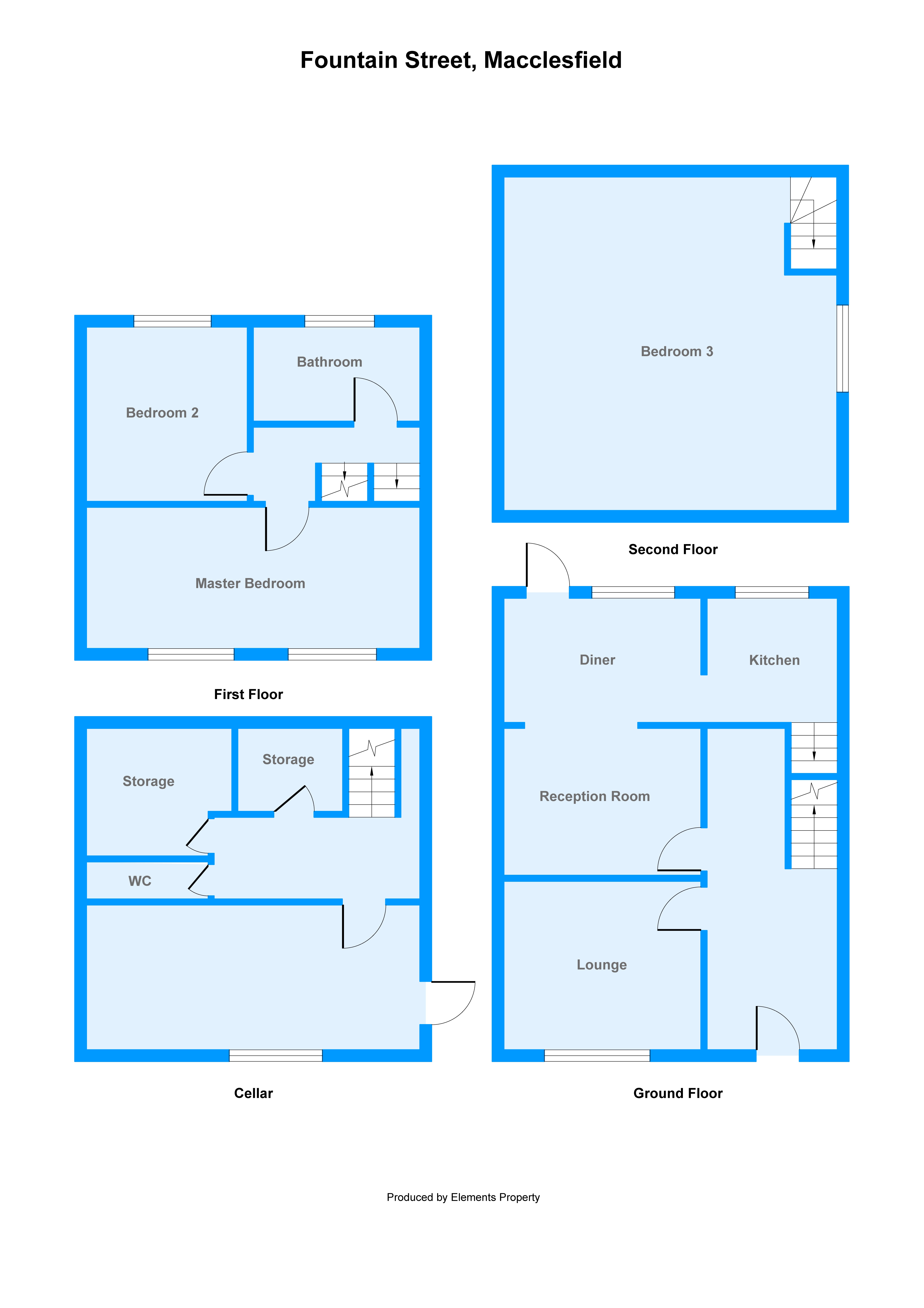 3 Bedrooms Semi-detached house for sale in Fountain Street, Macclesfield SK10