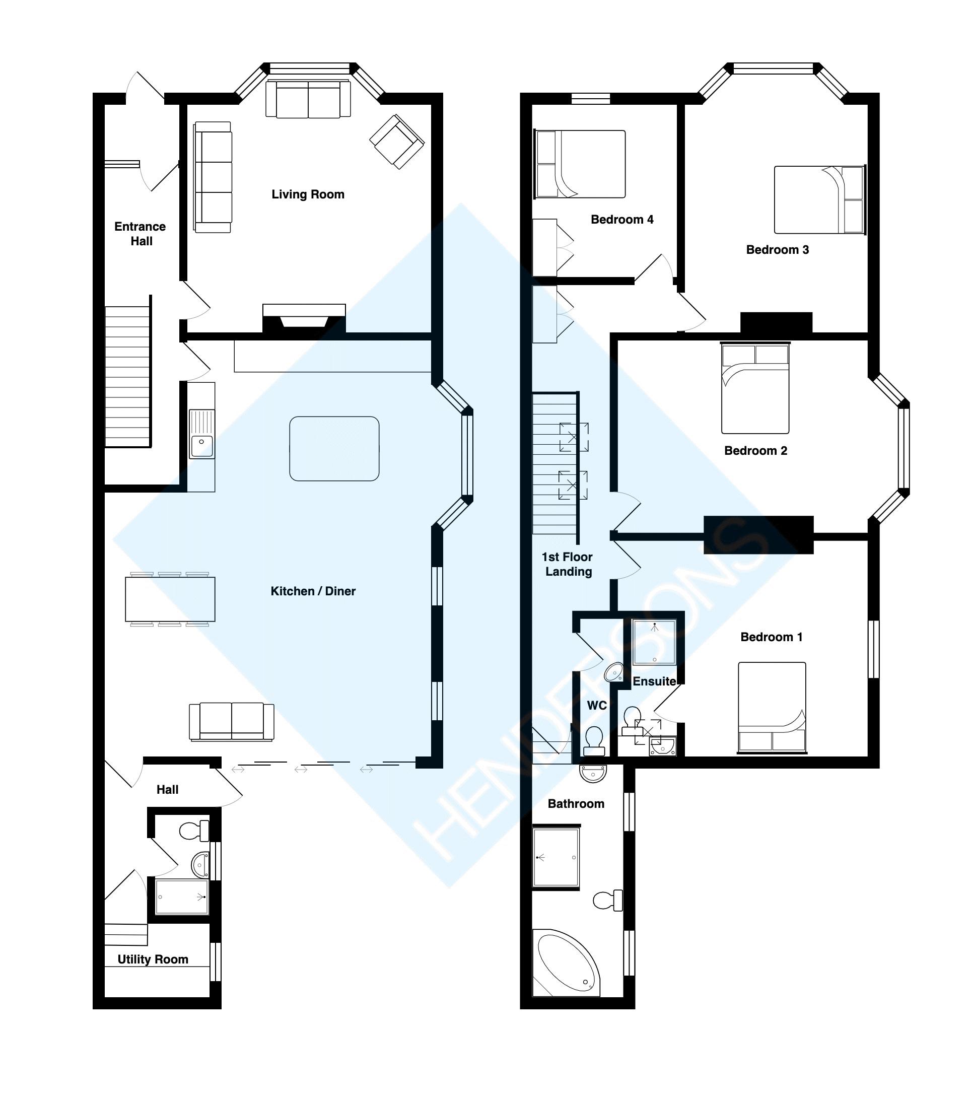 Stakesby Road, Whitby YO21, 4 bedroom semidetached house for sale