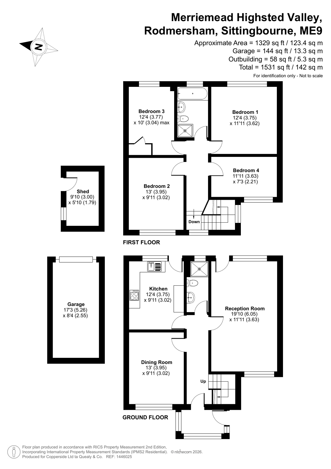 Merriemead,, Highsted Valley, Sittingbourne floorplan