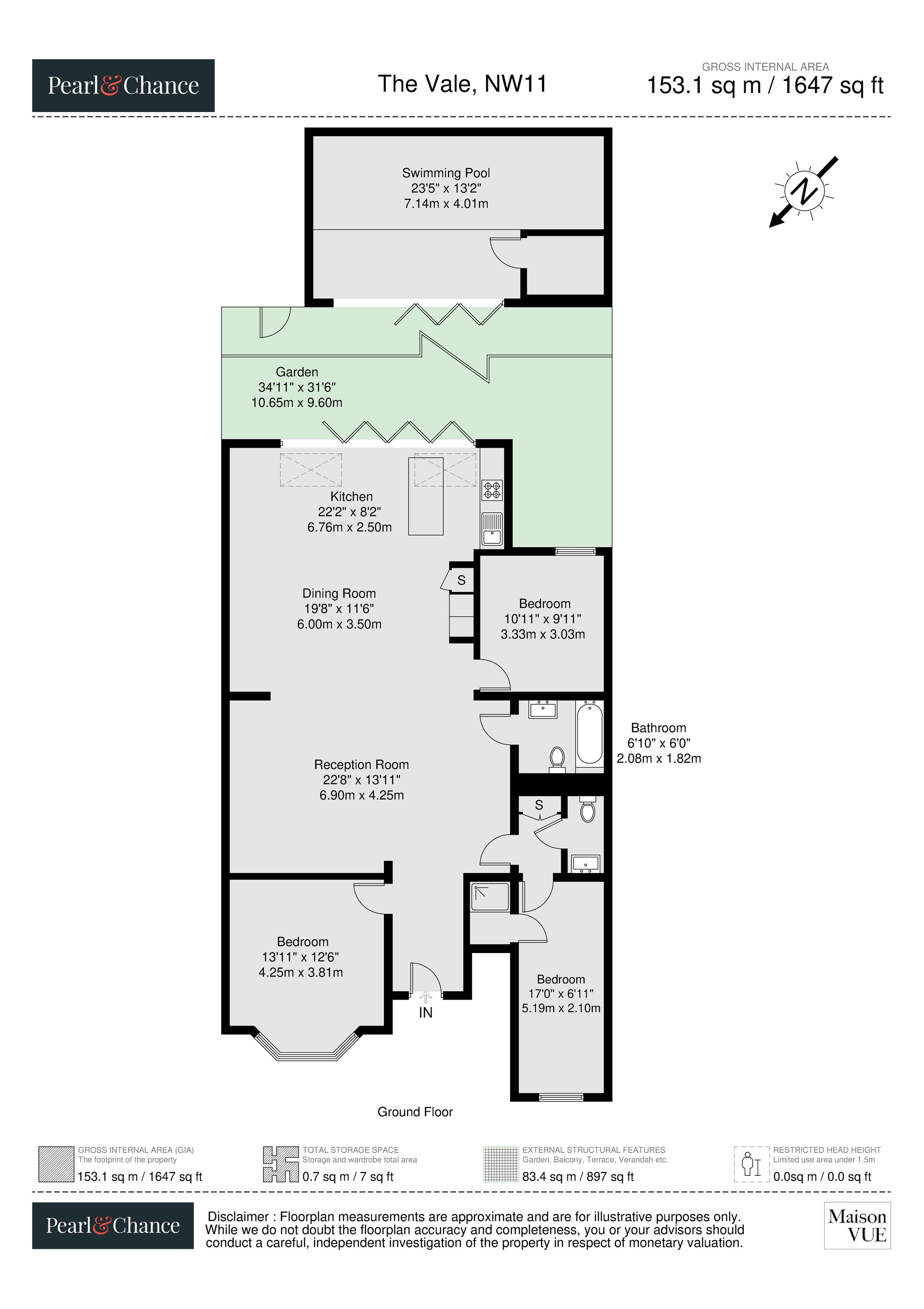 Ground Floor Flat 110 The Vale, London, London floorplan