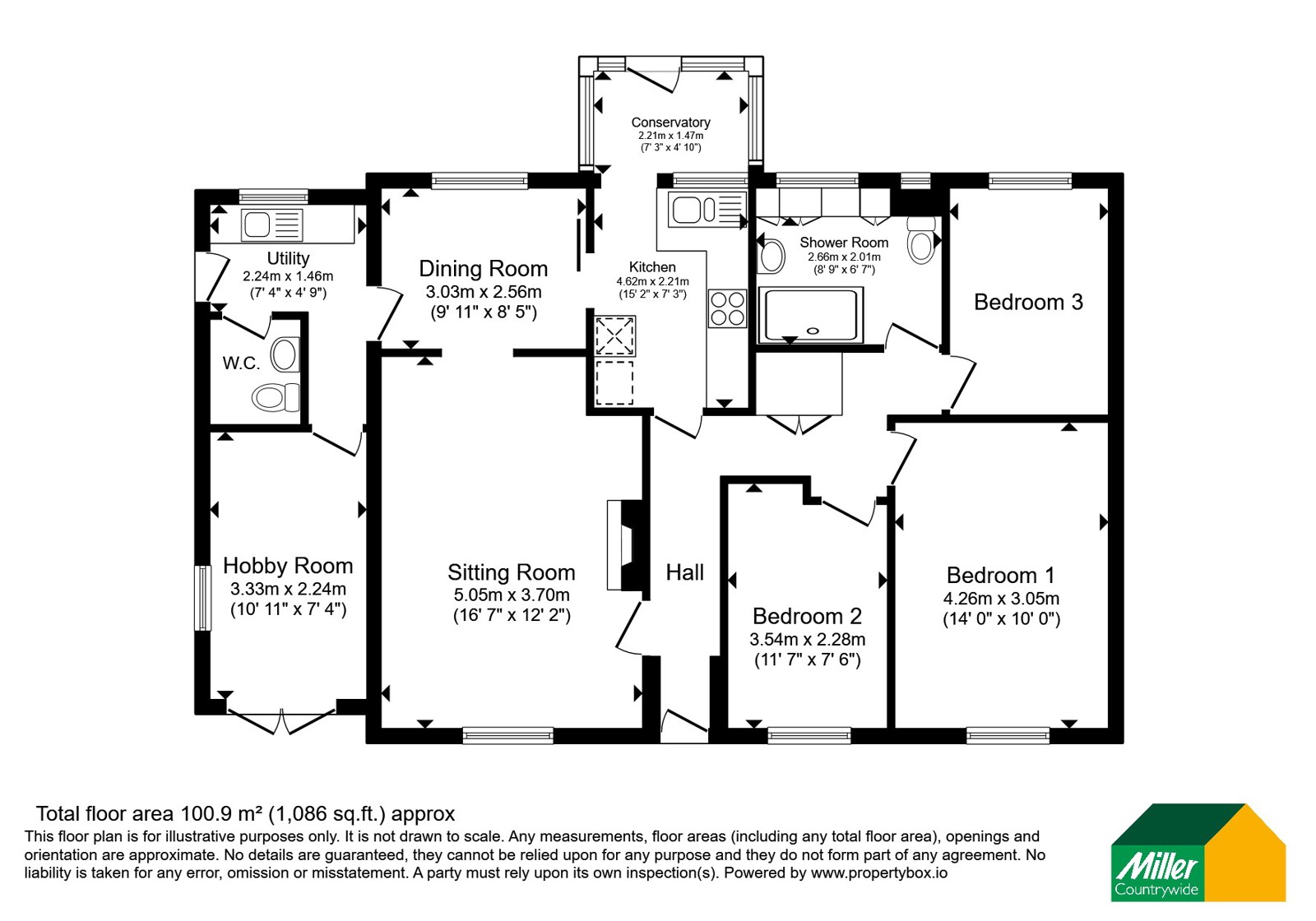 3, Rose Meadow, Truro floorplan