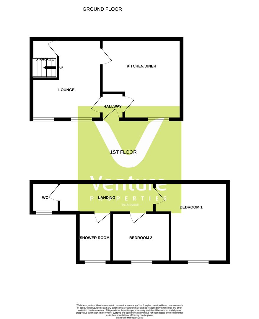 8, Main Road, Darlington floorplan