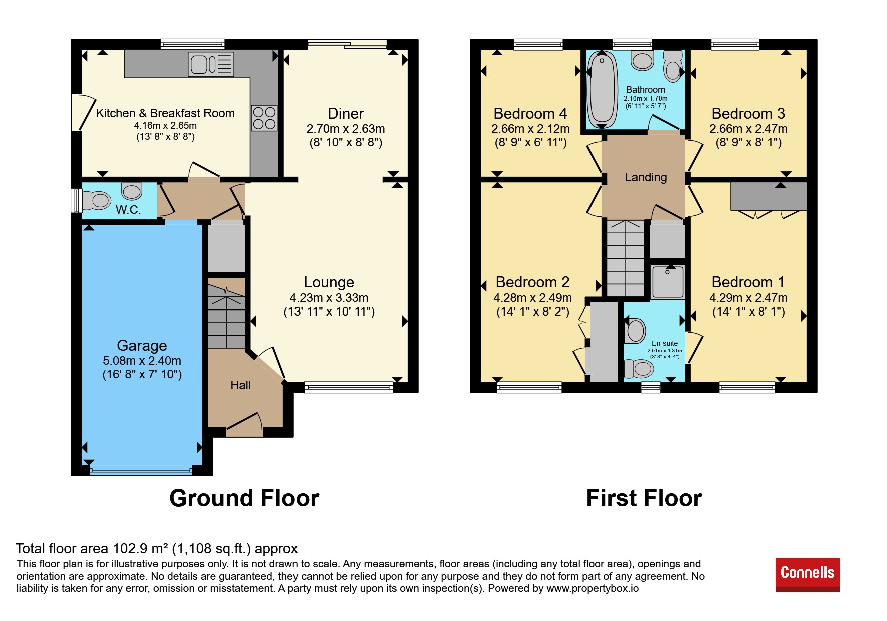 24, Lutyens Drive, Paignton floorplan