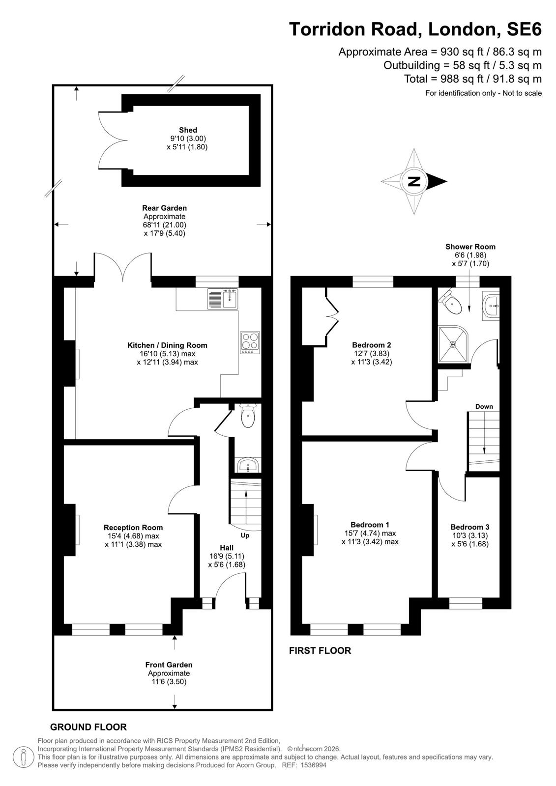Torridon Road, London floorplan