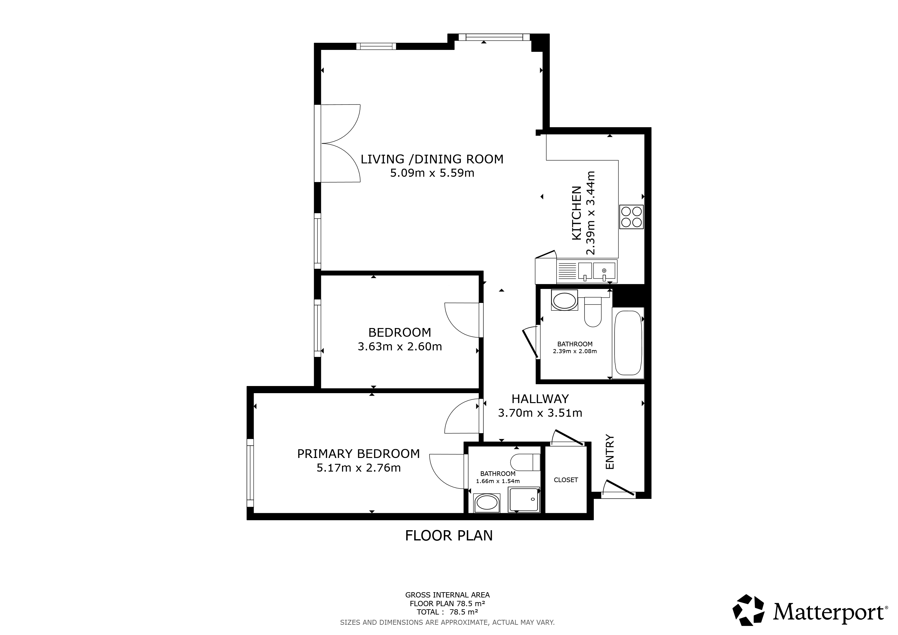 Flat 5,, 427 Ashton Old Road floorplan