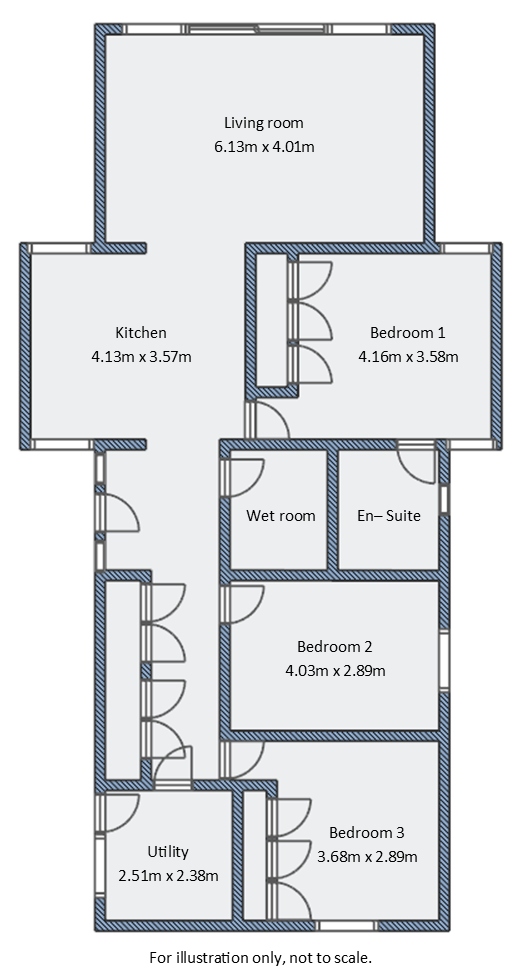 Lea Cottage, St. Austell floorplan