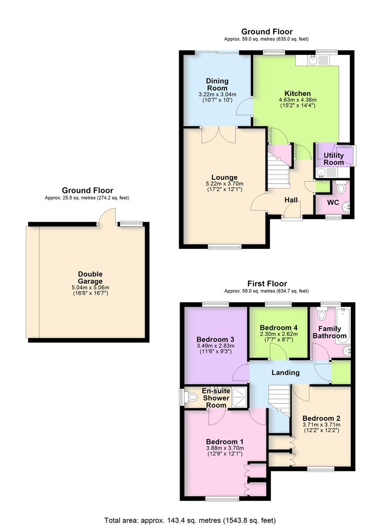 2, Waverton Close, Northwich floorplan