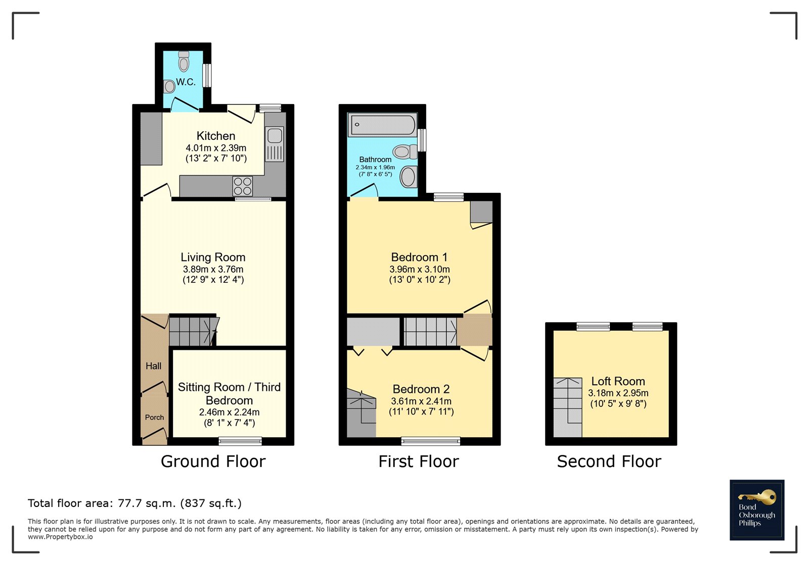99, Meddon Street, Devon floorplan