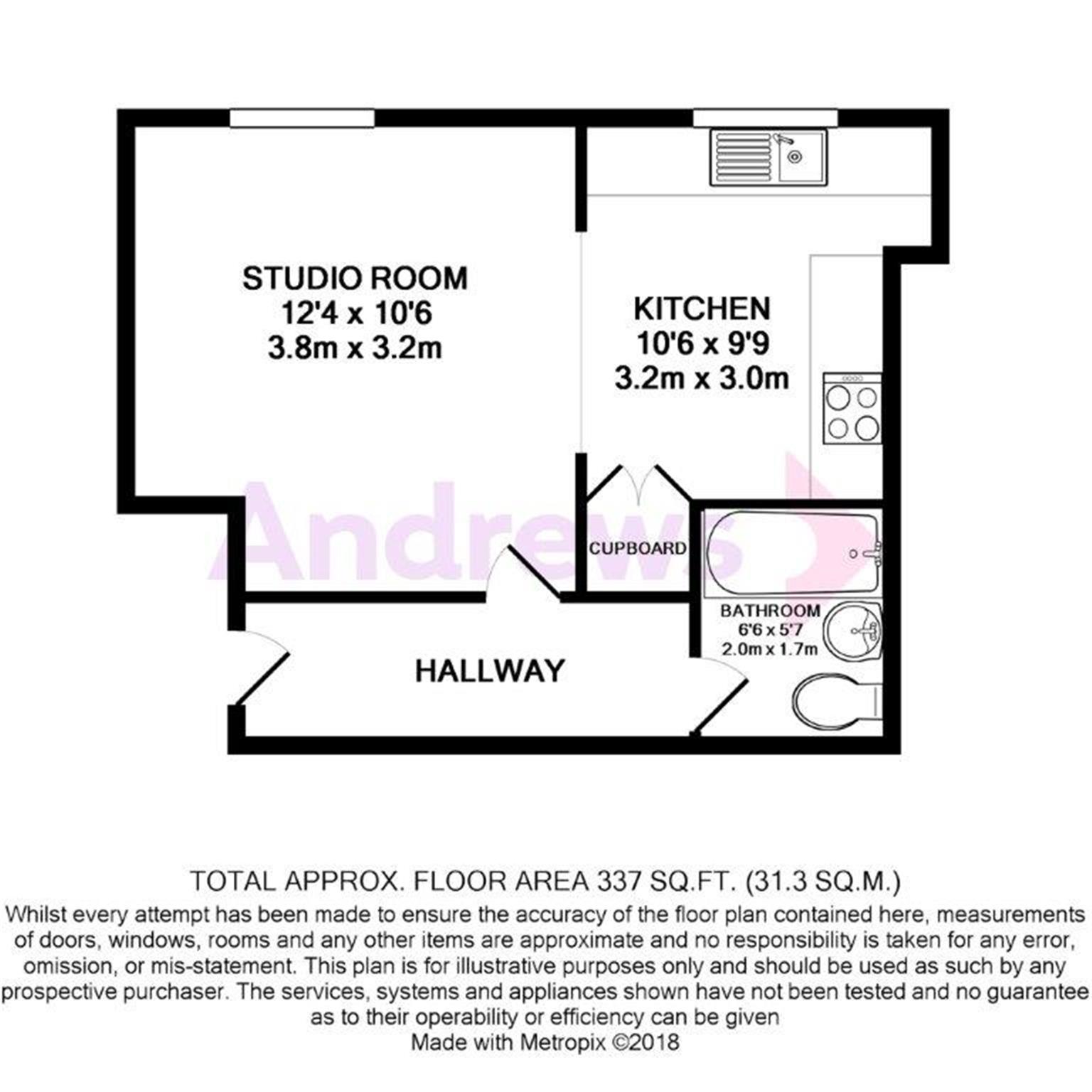 0 Bedrooms Studio to rent in Flat Brighton Road, Purley, Surrey CR8