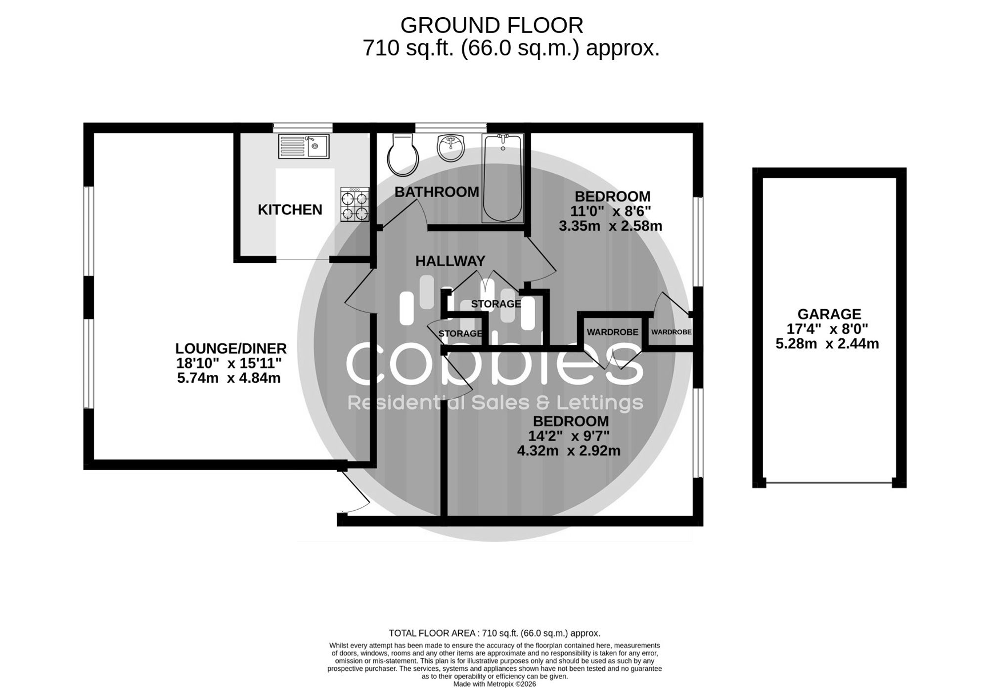 7 White Court Thornton Close, Guildford floorplan