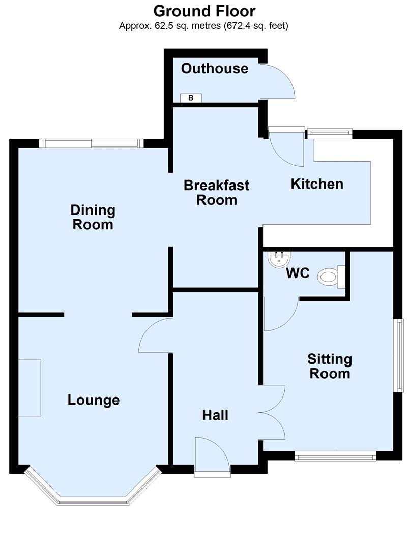 21, Far Moss, Leeds floorplan