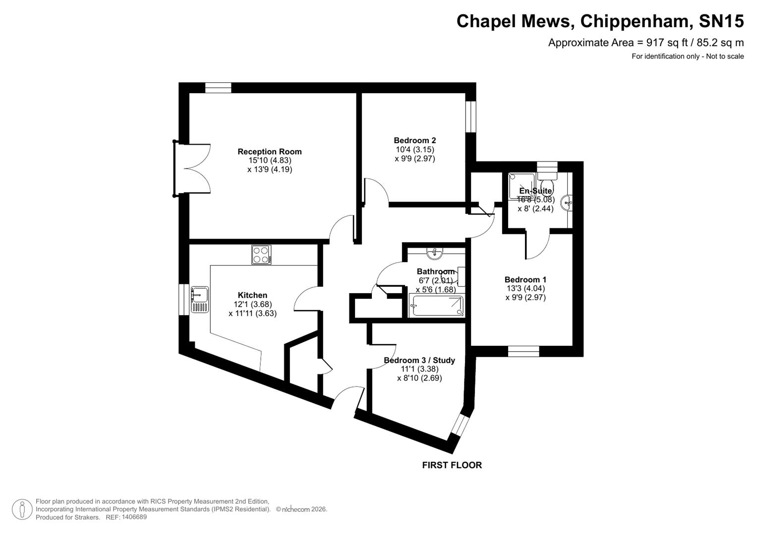 22, Chapel Mews, Chippenham floorplan