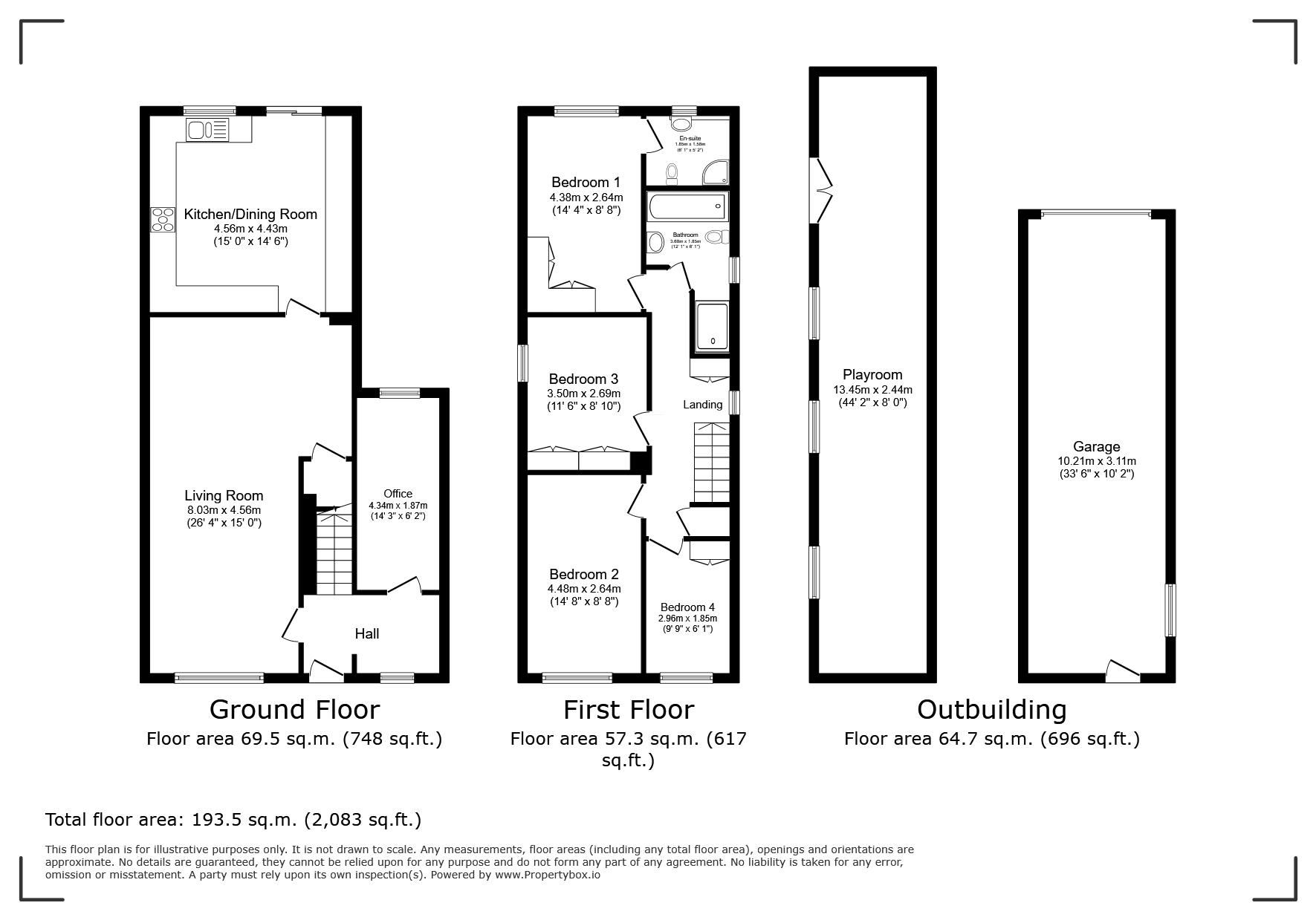 45, Eightlands Lane, Leeds floorplan