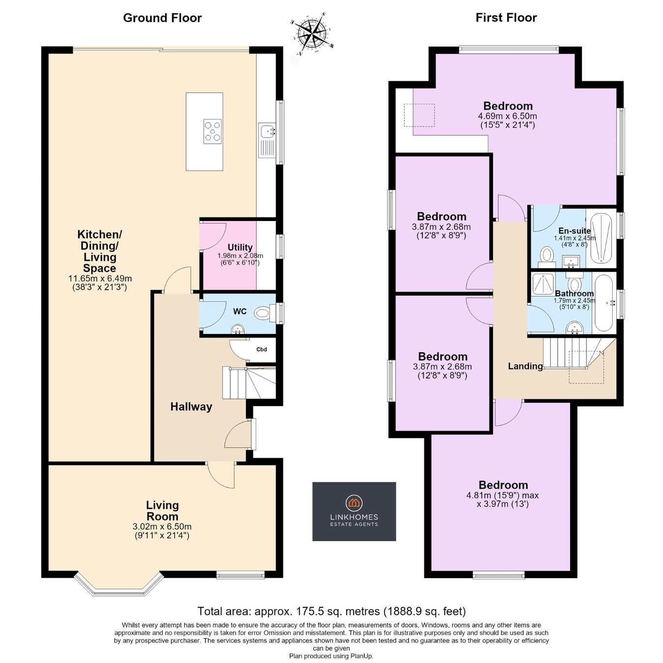 60, Palmer Road, Poole floorplan
