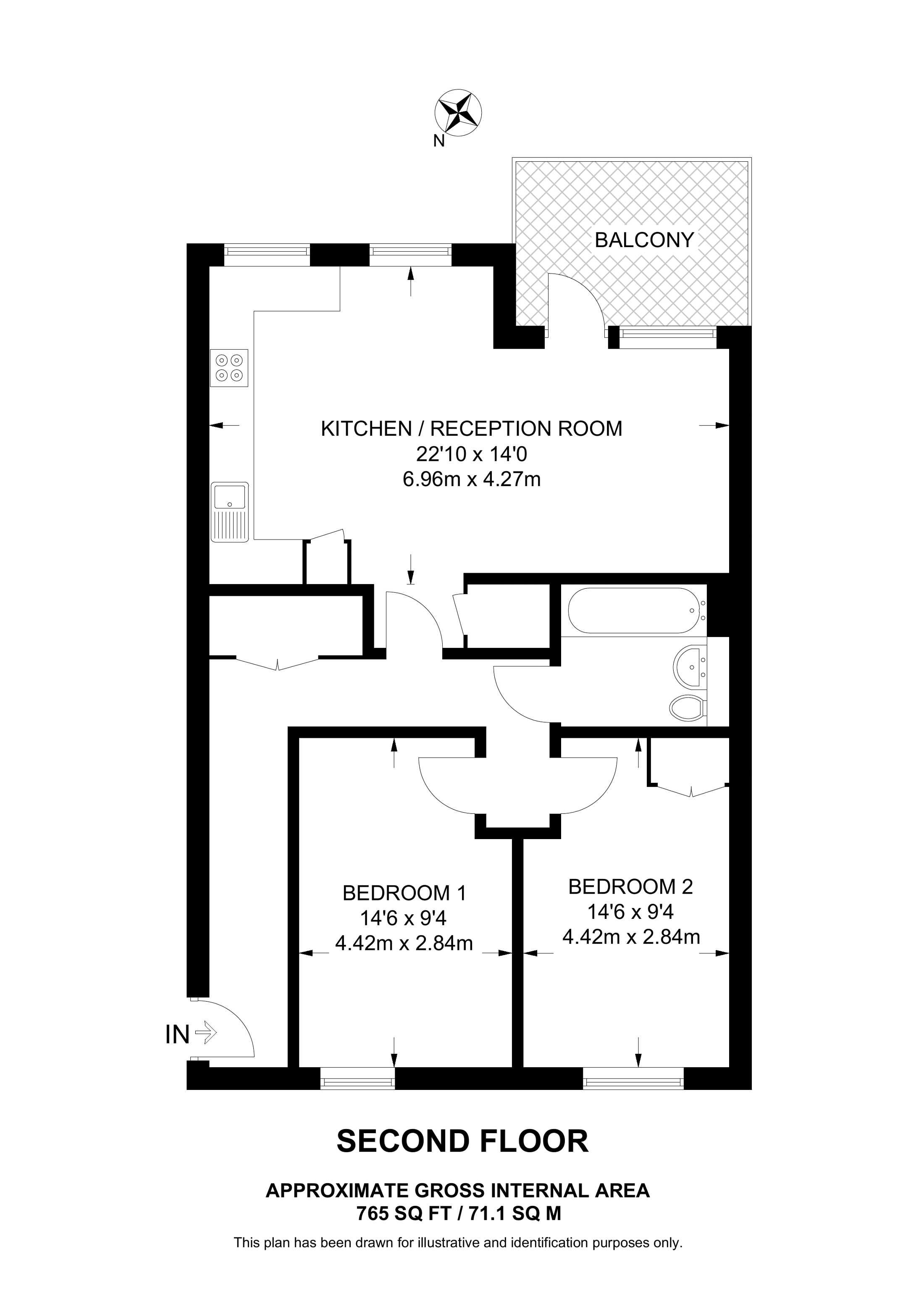 Brixham Building, Woolwich floorplan