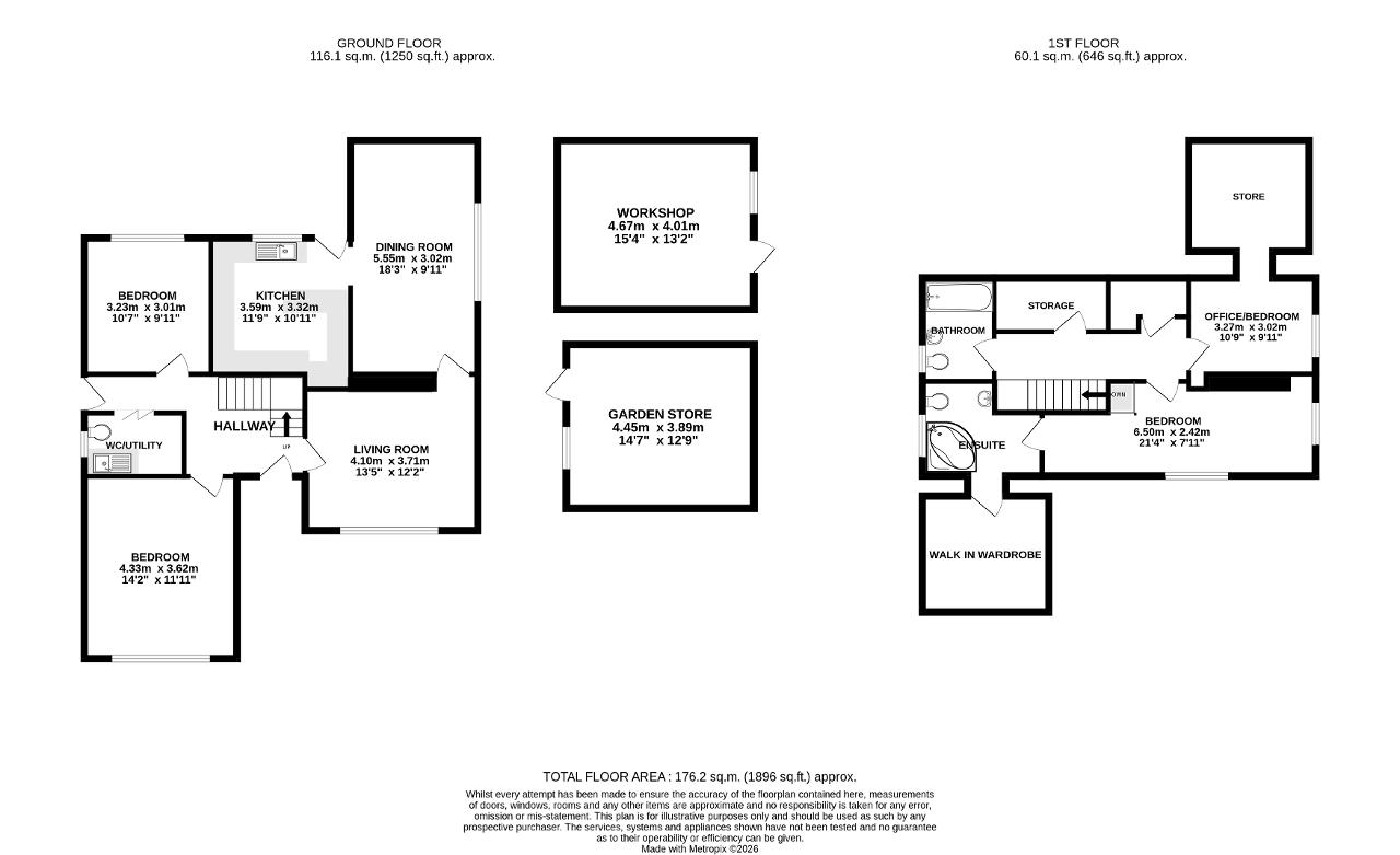 64, Coronation Road, Melksham floorplan