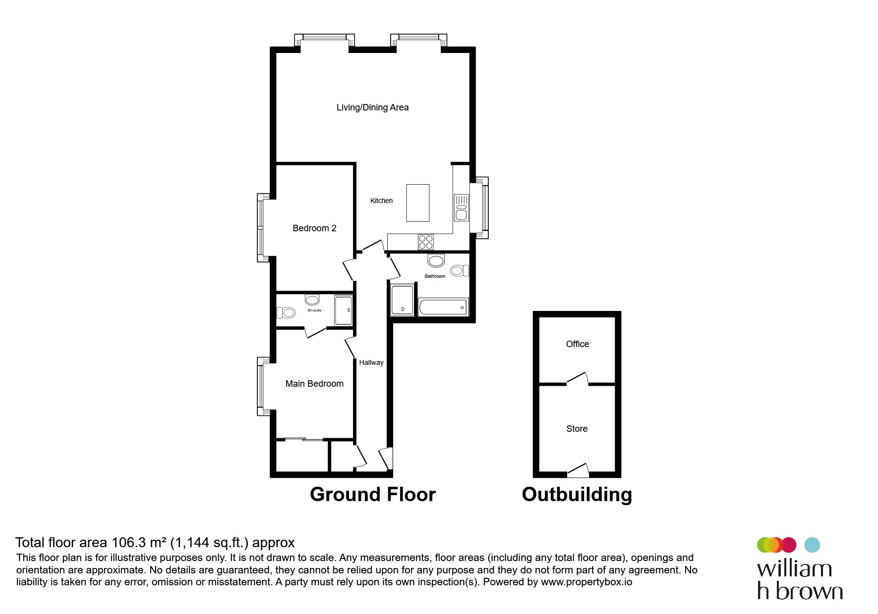Apartment 12, The Courtyard Hollins Mill, Hollins Road, Todmorden floorplan
