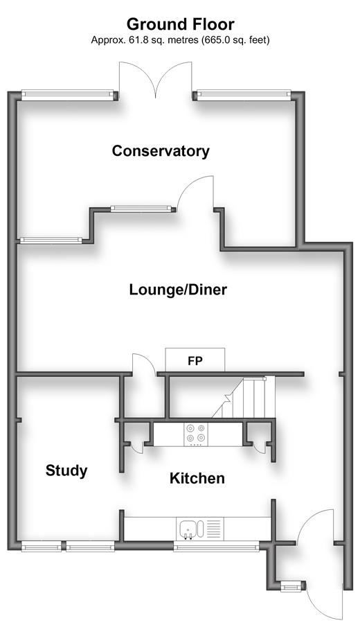 Mayweed Avenue Weeds Wood, Chatham floorplan