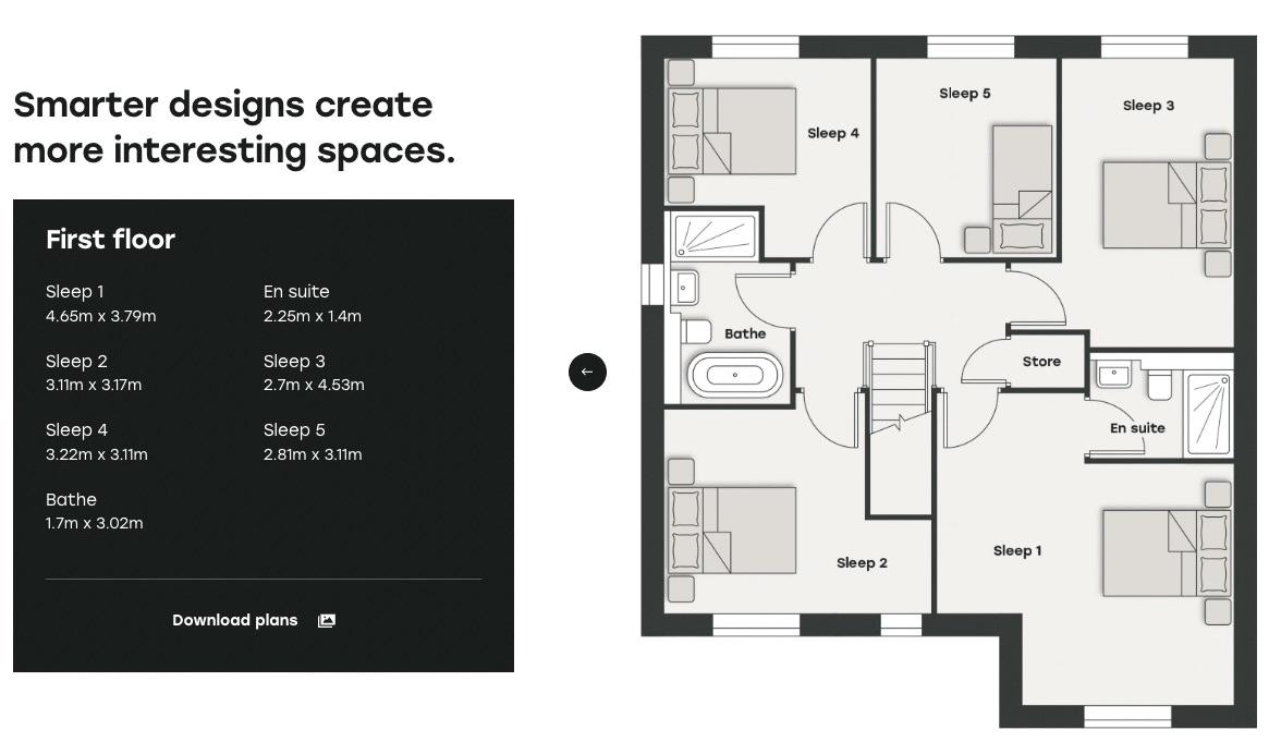 Plot 62 The Wildflower, Penistone Road, Huddersfield floorplan