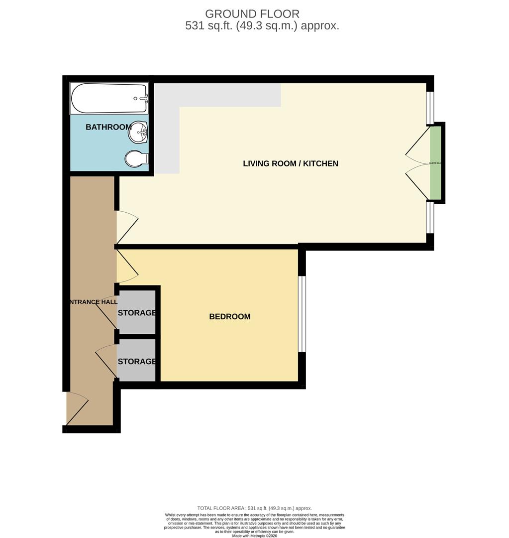 Flat 4, Ramsden Court, Golden Jubilee Way, Wickford floorplan