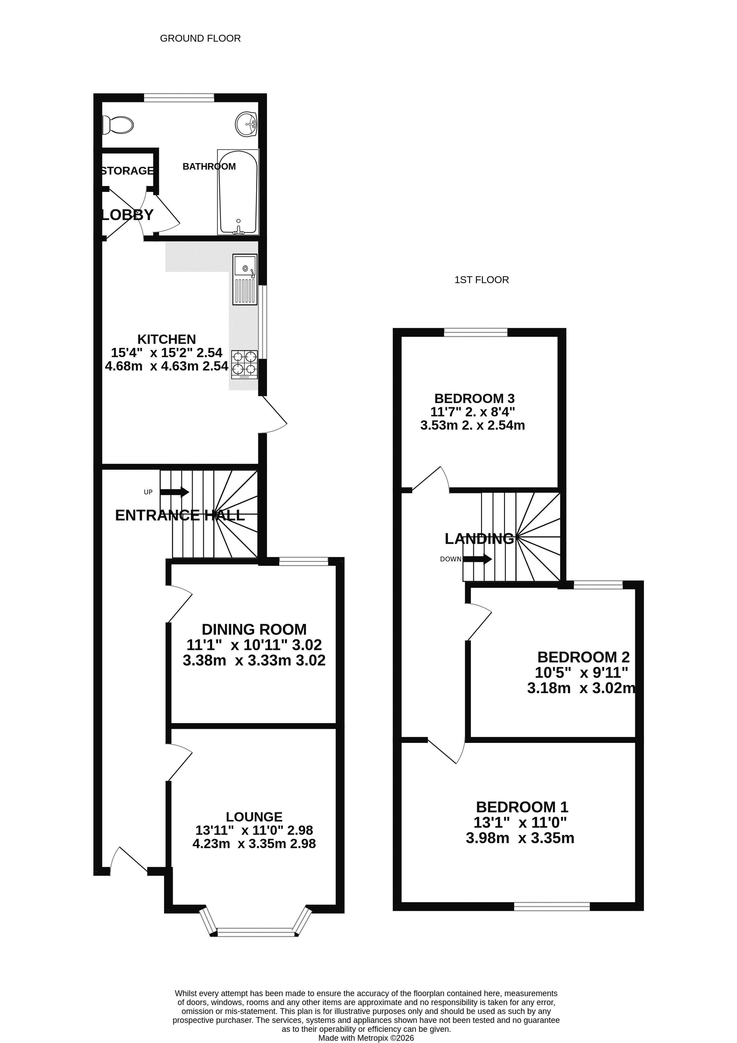 54, Harold Road, Southsea floorplan