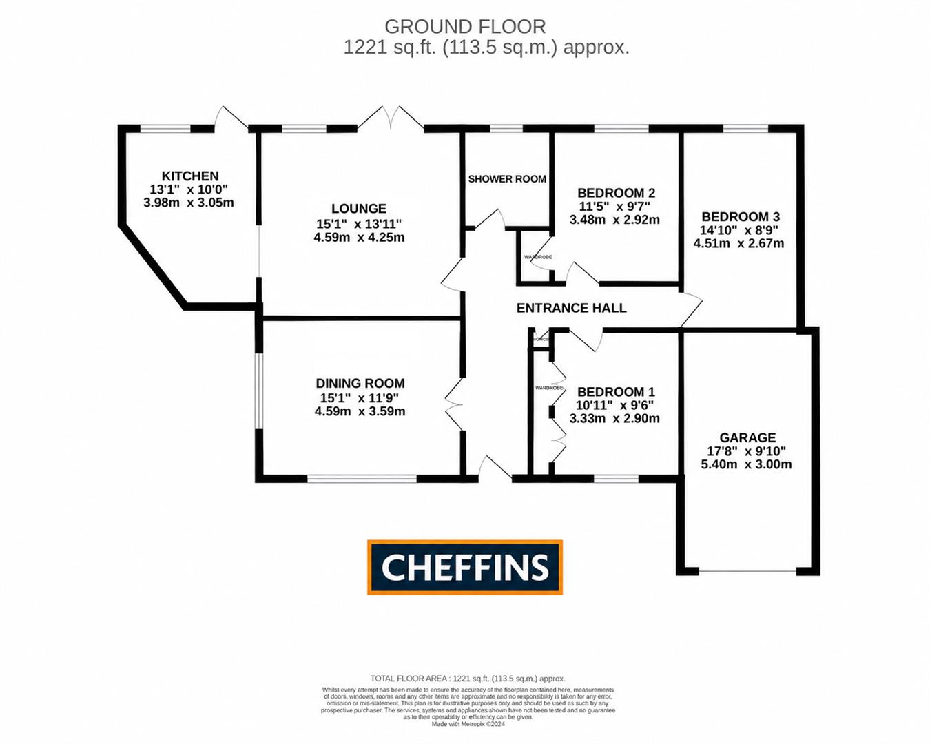 10, Dovehouse Close, Ely floorplan