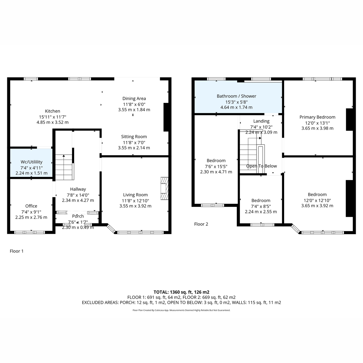 Whitley Road, Stockport, SK4 floorplan