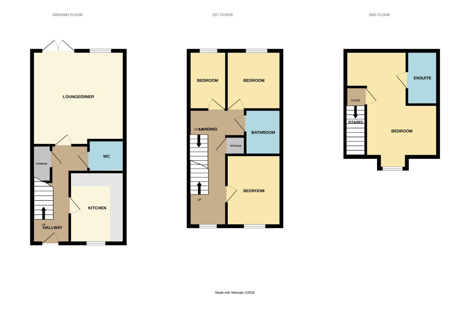 67, Sandy Crescent, Great Wakering floorplan