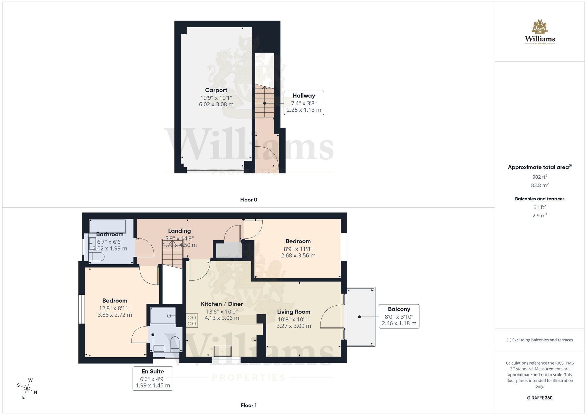 26 Beatrice Gardens, Thame floorplan