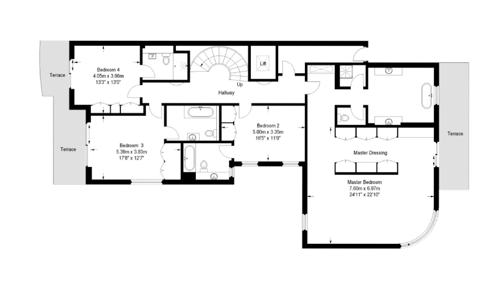 4 Bedrooms Flat to rent in Queen's Court, London NW8