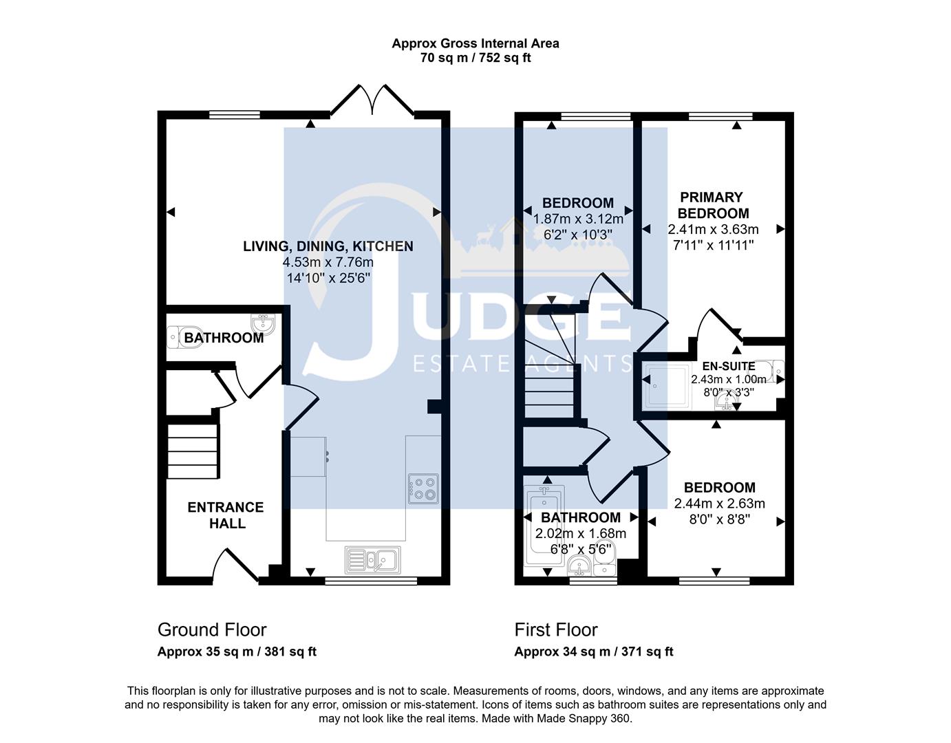 11, Castle Hill Road, Anstey floorplan