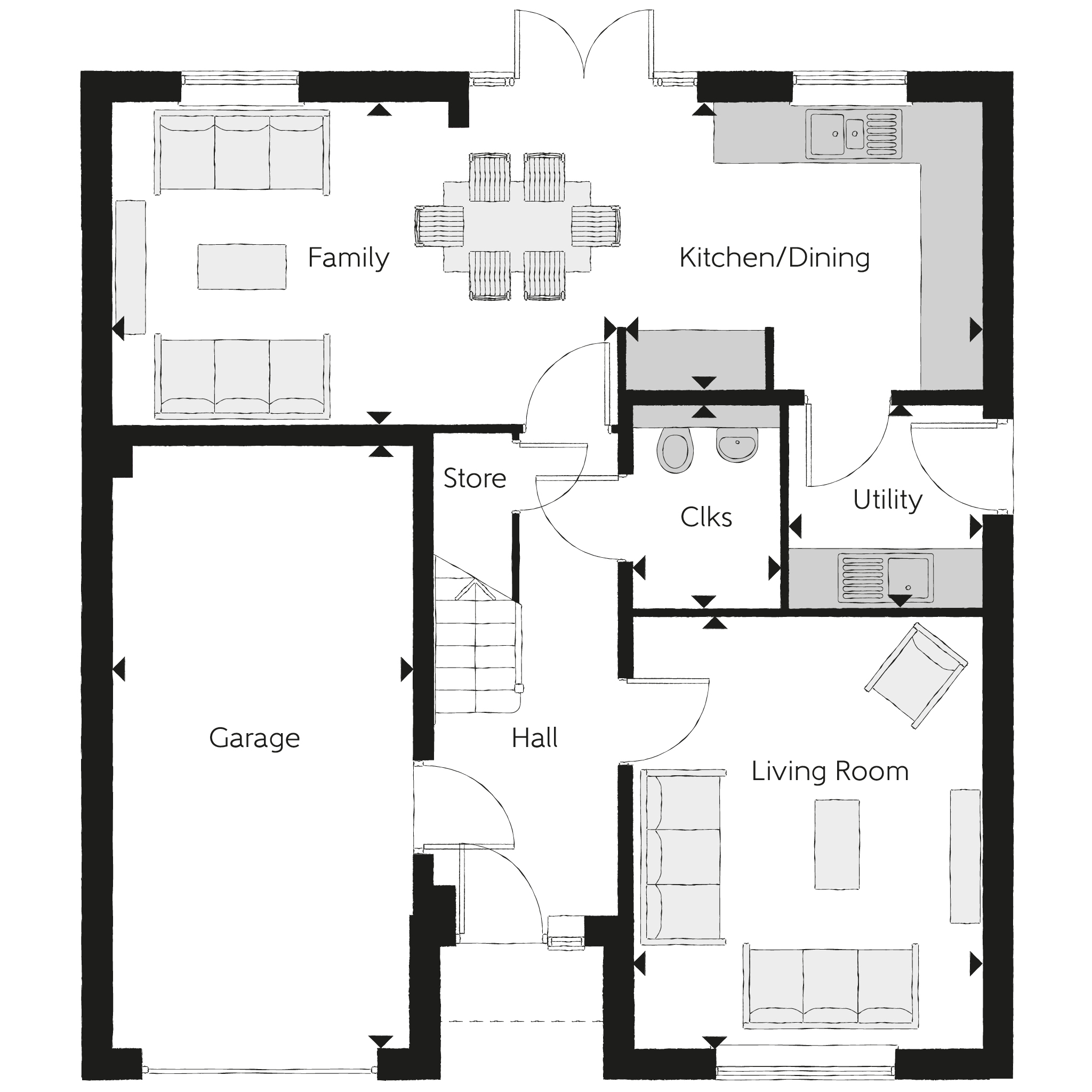Off Fisher Lane, Cramlington floorplan